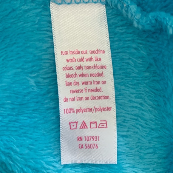 Girls Justice emoji plush sweatshirt (Size 16P) - Picture 4 of 4